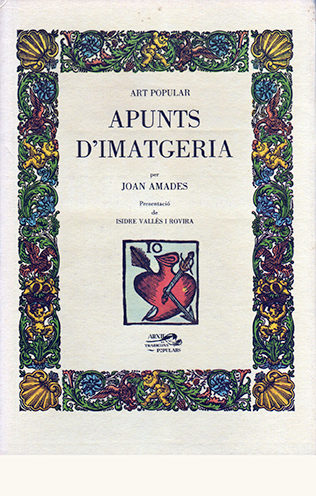 portada de Apunts d’imatgeria popular