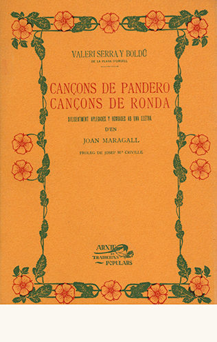 portada de Cançons de pandero. Cançons de ronda