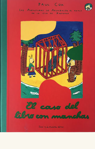 portada de El caso del libro con manchas